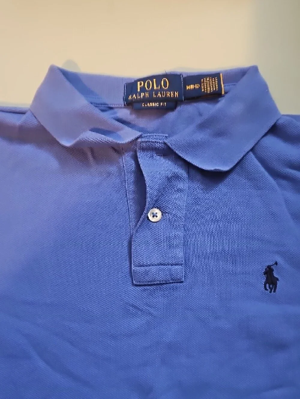 Polo by Ralph Lauren Light Blue Short Sleeve Polo Shirt